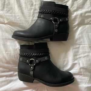 Black Moto Ankle Boot